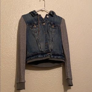 Hooded Jean/Sweater Jacket